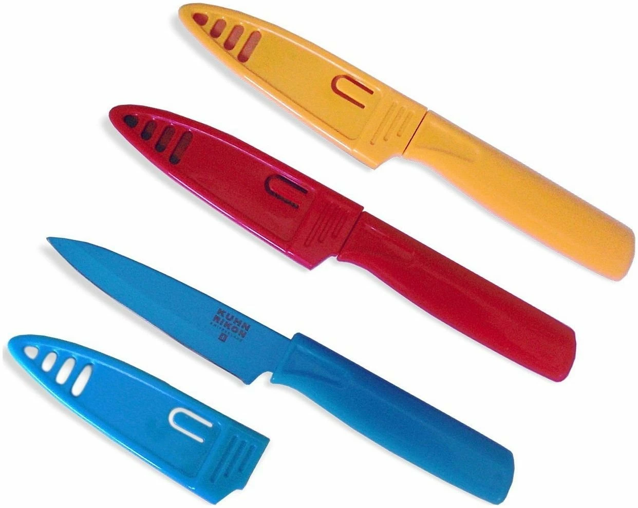 Kuhn Rikon 3 Piece Nonstick Knife Set 3 Kuhn Rikon 3 Piece Nonstick Knife Set