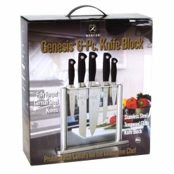 Mercer Cutlery Mercer Genesis Knife Set Glass 6 Piece Set -Knife Sets outlet store m20000 4