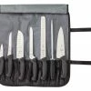 Mercer Cutlery Mercer Millennia 8pc Knife Roll Set (Black) -Knife Sets outlet store m21820 mercer millennia 8pc knife roll set