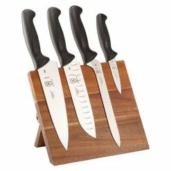 Mercer Cutlery Millennia 5-Piece Magnetic Board Set | Acacia & Black