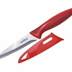 Zyliss 4" Serrated Paring Knife | Red -Knife Sets outlet store maxresdefault 123 42