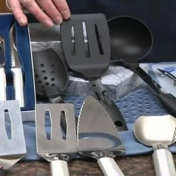 Rada Cutlery 8-Piece Essential Oak Block Set | Silver -Knife Sets outlet store maxresdefault 124 20