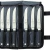 Mercer Cutlery Forged Steak Knives In Cloth Roll - 7 PC Set Genesis Collection -Knife Sets outlet store mercer genesis 7pc steak knife set 21920 compressed