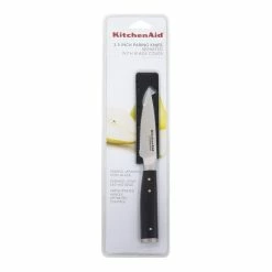 KitchenAid Non-Electrics KitchenAid Gourmet Forged 3.5" Paring Knife With Sheath | Serrated -Knife Sets outlet store serrated package