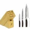 Shun Cutlery Shun Premier 5-Piece Starter Block Set -Knife Sets outlet store tdms0512 profiles