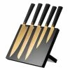 Viners 6-Piece Knife Block Giftbox | Titan Gold -Knife Sets outlet store viners 6 piece titan gold cutlery block 0305.140